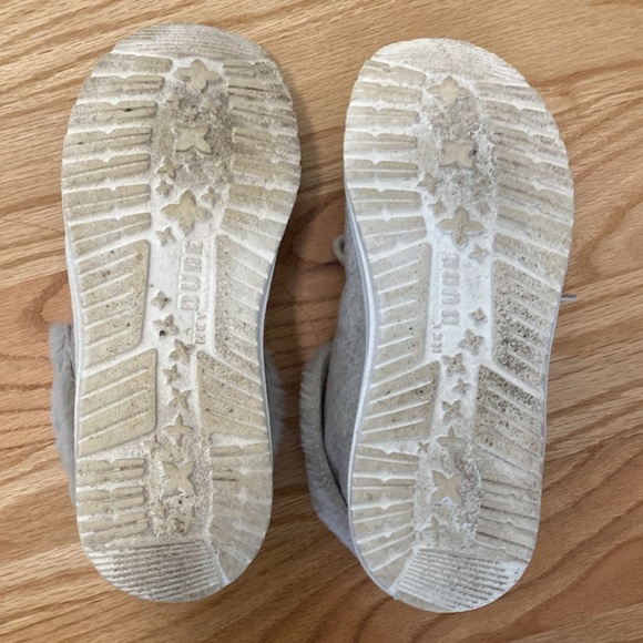 Hey Dude Britt Shoes Cream Women’s slip on Surfer Boho Wallabies Warm Size 7 - Picture 7 of 12